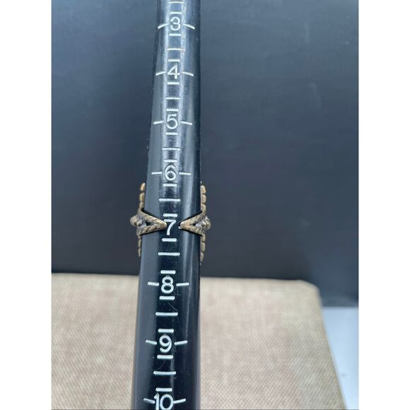 Sorrelli Oversized Green Swarovski Crystal Statement Ring - Picture 4 of 7